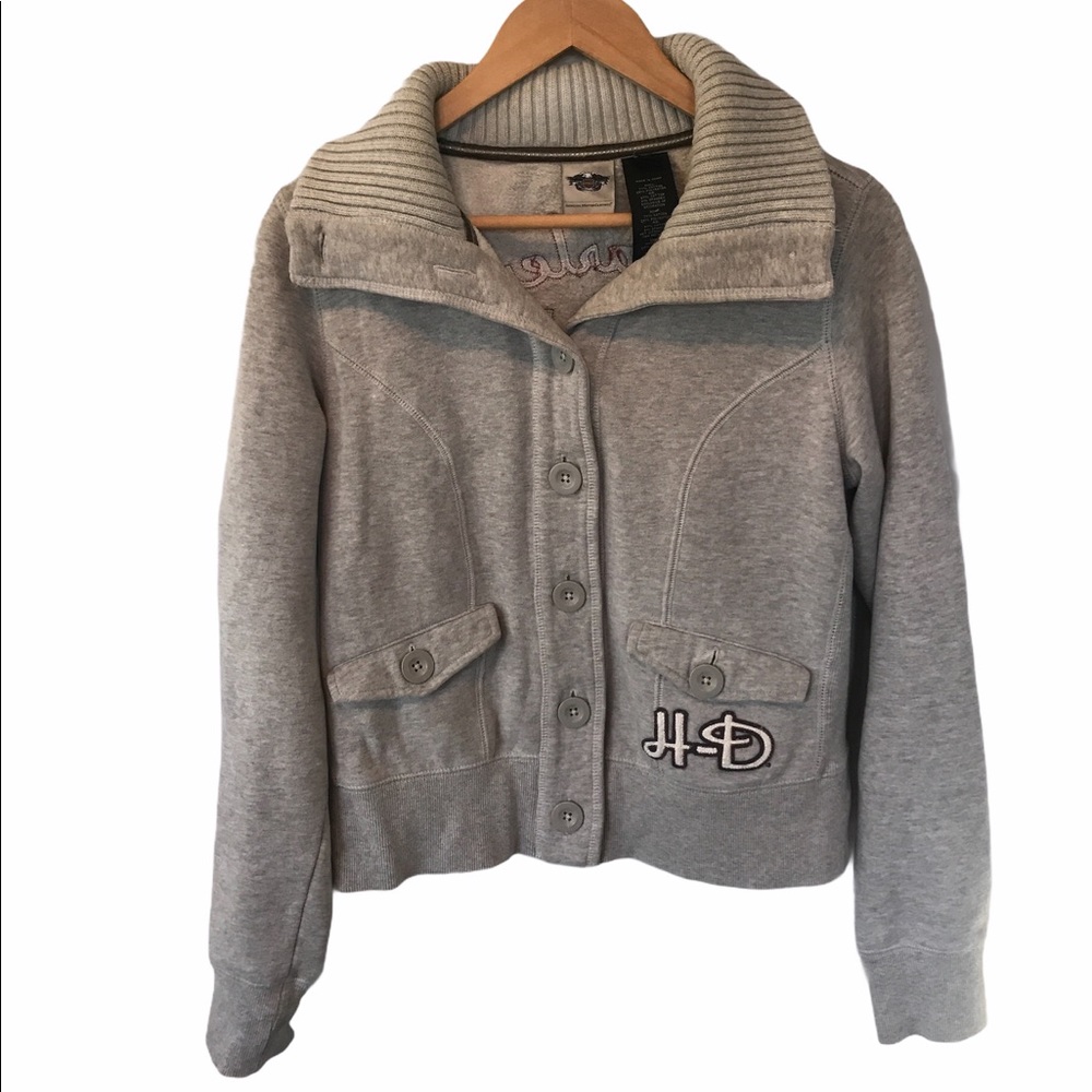 Harley Davidson Varsity style sweatshirt Large